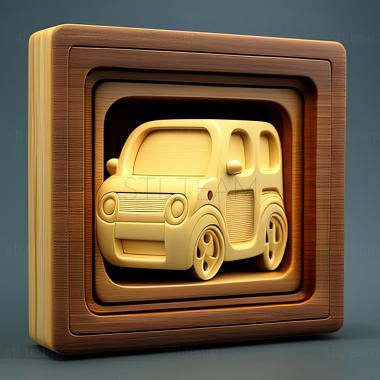 3D model Nissan Cube (STL)